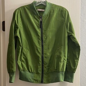 Green Bomber Jacket